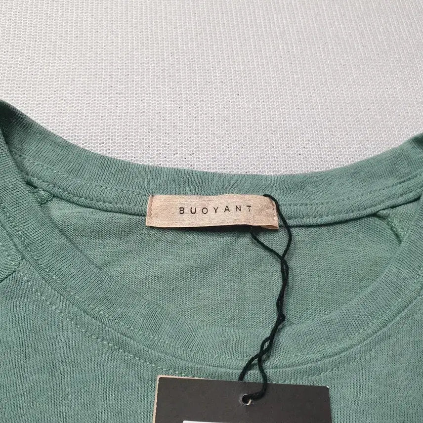 [BUNJANG] BUOYANT Mint Asymmetrical Long Sleeve T-Shirt (Women&