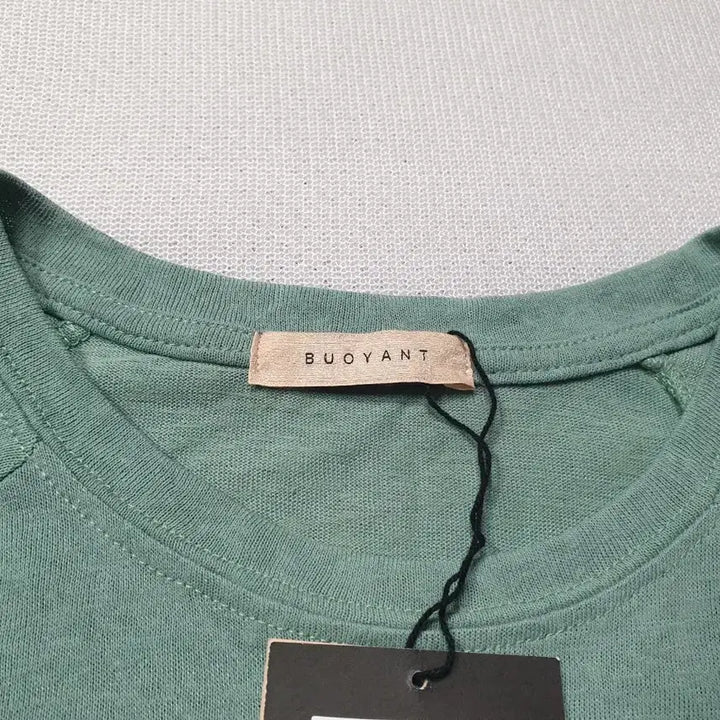 [BUNJANG] BUOYANT Mint Asymmetrical Long Sleeve T-Shirt (Women&