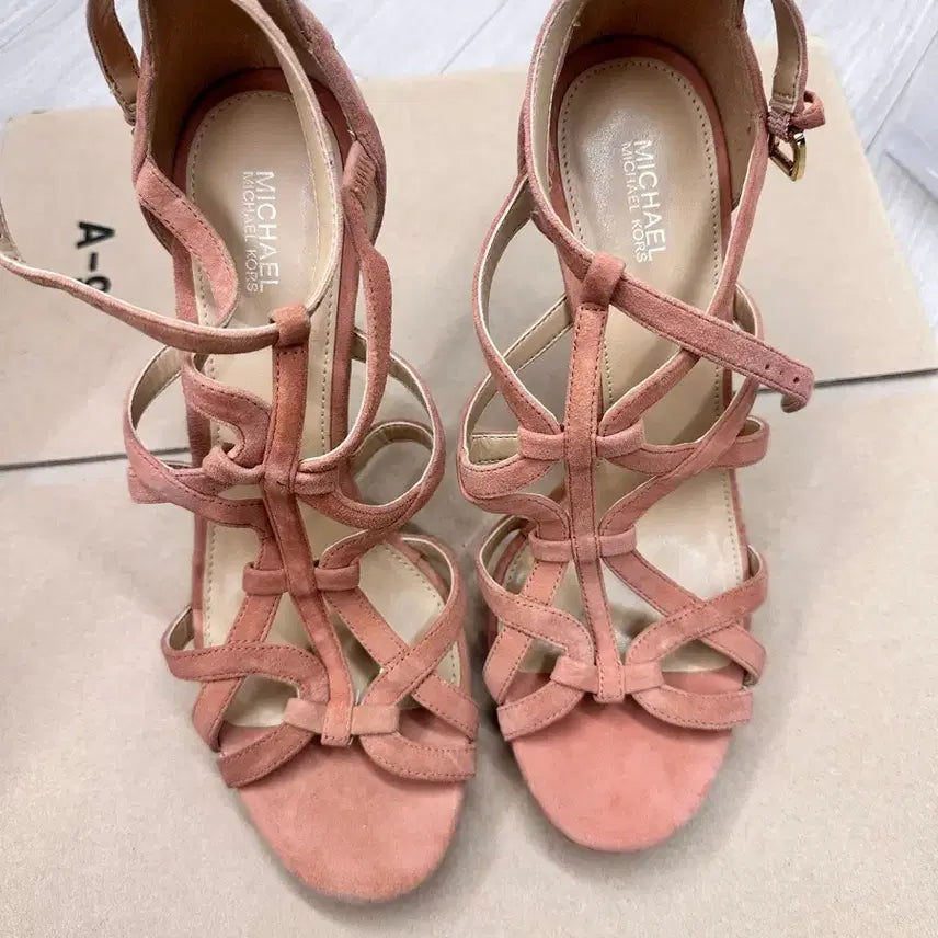 [BUNJANG] Michael Kors Suede Strap Sandals / 새상품)마이클코어스 스웨이드 스트랩 샌들