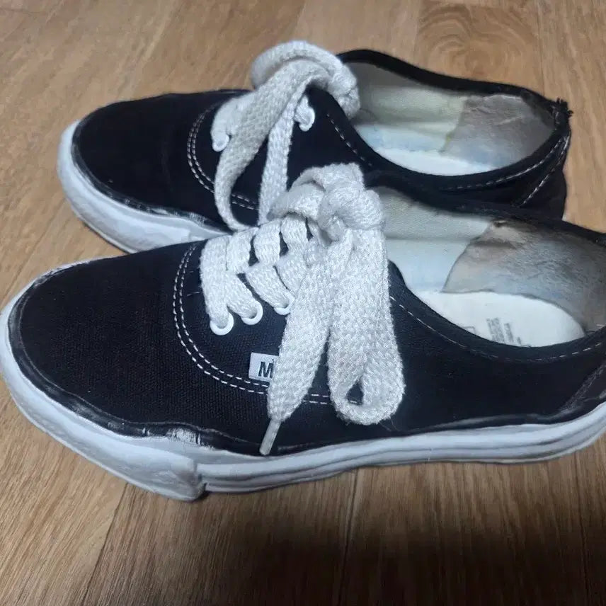 [BUNJANG] Mihara Yasuhiro Baker OG Canvas Low Sneakers Black Size 40 / 미하라 야스히로 베이커 OG 캔버스 로우 스니커즈(블랙/40사이즈)