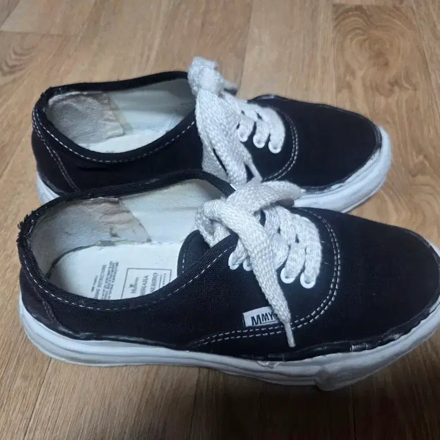 [BUNJANG] Mihara Yasuhiro Baker OG Canvas Low Sneakers Black Size 40 / 미하라 야스히로 베이커 OG 캔버스 로우 스니커즈(블랙/40사이즈)