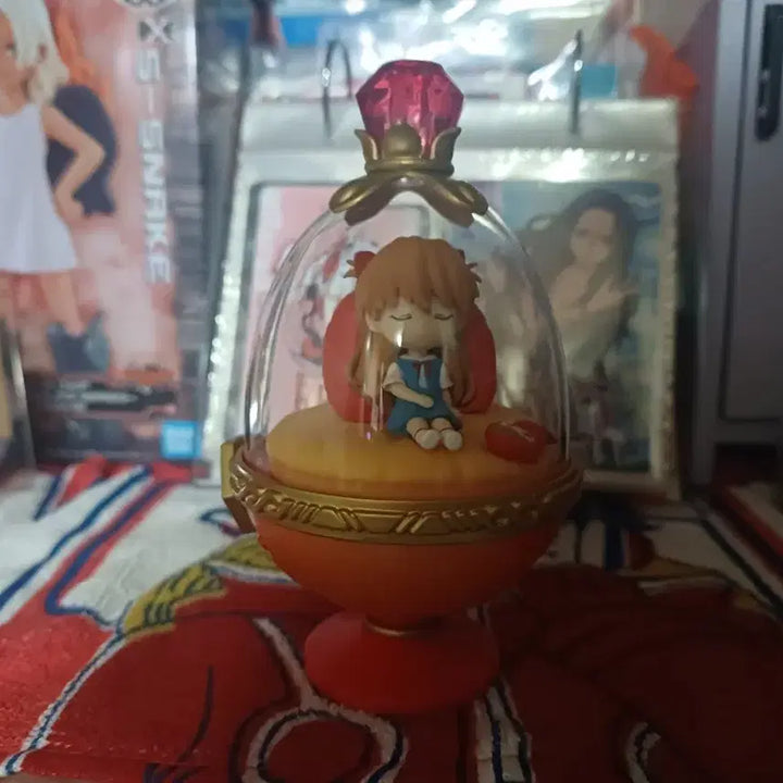 [BUNJANG] Evangelion Asuka Langley Dreaming Pot Figure / 에반게리온 아스카 드리밍팟 피규어