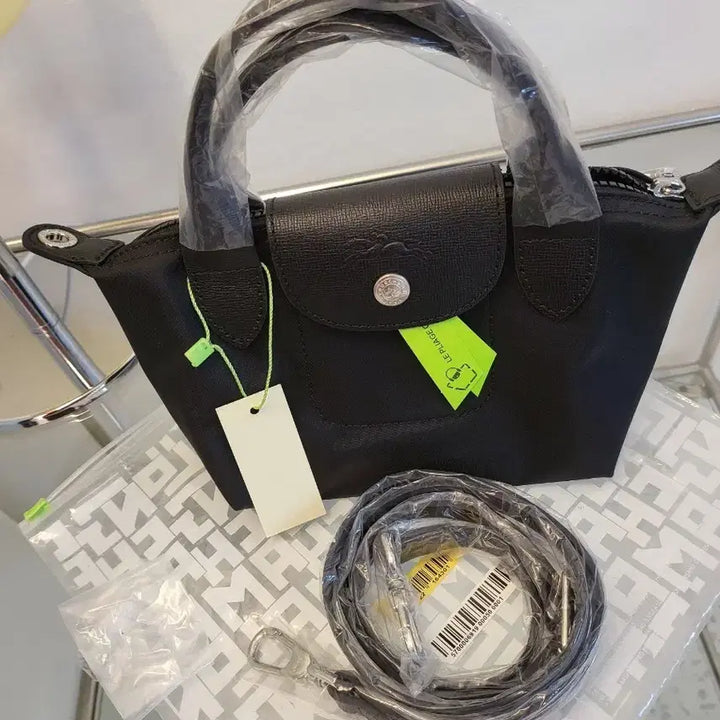 [BUNJANG] Longchamp Le Pliage Neo Mini Tote Bag with Strap / 새제품)롱샴 르플리아쥬 네오 미니 토트백 + 스트랩