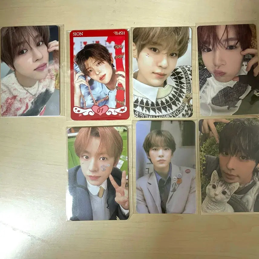 [BUNJANG] NCT WISH Sakurya Sion Yushi Riku Bundle Set Photocards / 엔시티위시 nct wish 포토카드 포카 사쿠야 시온 유우시 리쿠 일괄