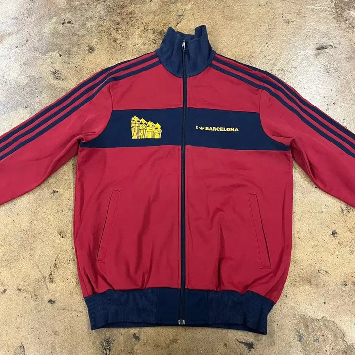 [BUNJANG] Adidas Barcelona Track Top Red Jersey / [정품/100] 아디다스 바르셀로나 트랙탑 레드 져지