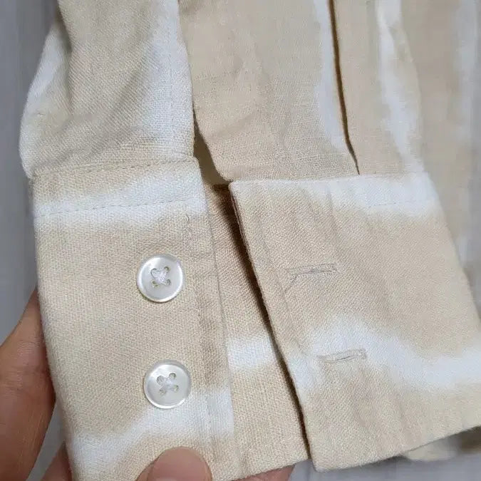 [BUNJANG] BOSS Hugo Boss Pattern Linen Blend Shirt / BOSS 휴고보스 패턴 린넨 혼방 셔츠 L