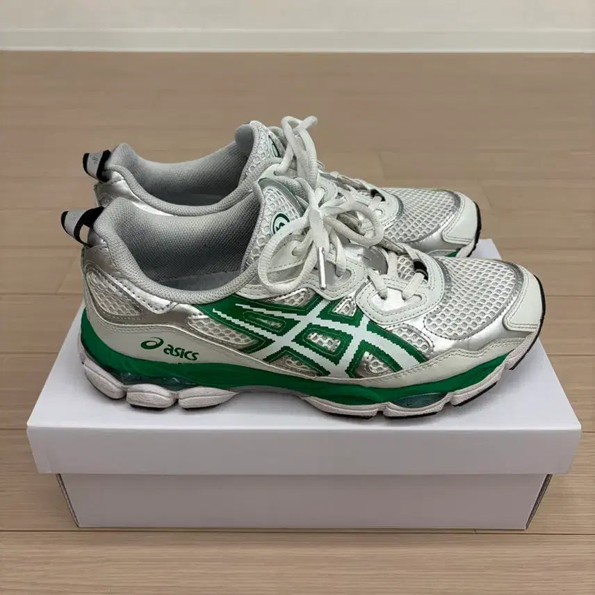 [BUNJANG] ASICS GEL NYC Hidden NY White Green / [275] 아식스 젤 NYC 히든 NY 화이트 그린 hidden ny