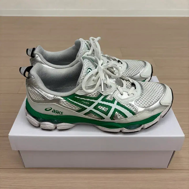[BUNJANG] ASICS GEL NYC Hidden NY White Green / [275] 아식스 젤 NYC 히든 NY 화이트 그린 hidden ny
