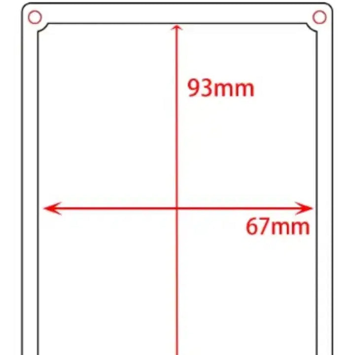 [BUNJANG] Photocard Acrylic Frame Holder (Red, Pink) / 고양이 포카 아크릴 프레임 홀더 탑꾸 탑로더 (빨강,분홍