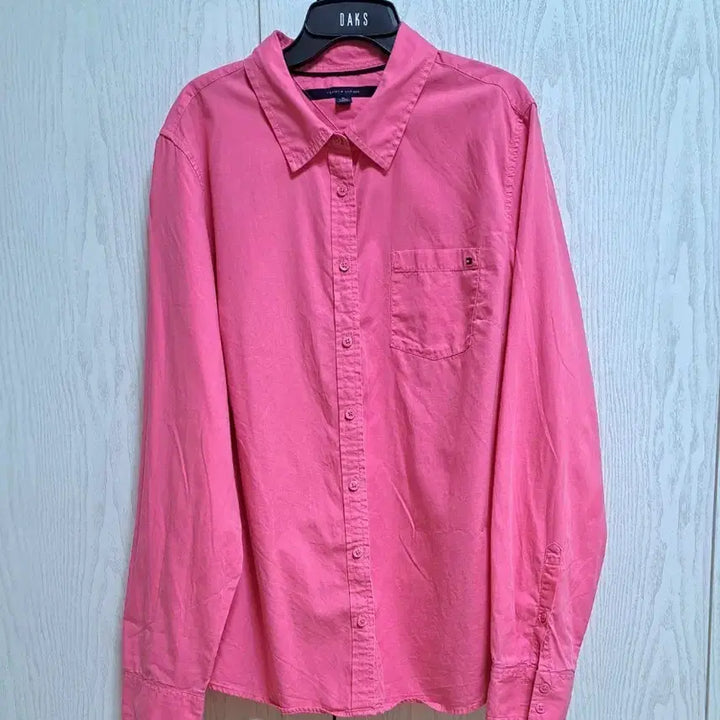 [BUNJANG] Tommy Hilfiger Pink Blouse Shirt / 타미힐피거 셔츠