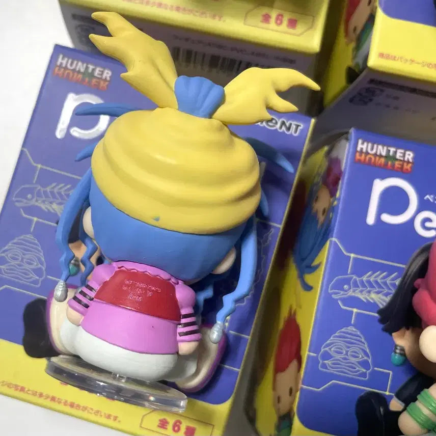 [BUNJANG] Hunter x Hunter Re-Ment PetaDoll Yorknew City Set (Gon, Killua, Neon, Hisoka) - Bundle / 헌터헌터 리멘트 페타돌 요크신시티 키르아 곤 네온 히소카 4개 일괄 양도