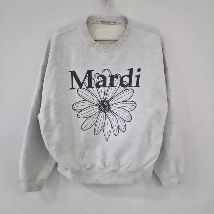 [BUNJANG] Mardi Mercredi Flower Sweatshirt T-Shirt / 마르디 메크르디 플라워 맨투맨 티셔츠