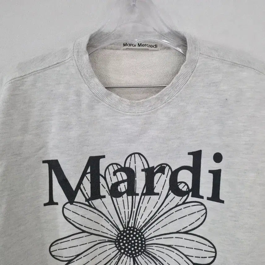 [BUNJANG] Mardi Mercredi Flower Sweatshirt T-Shirt / 마르디 메크르디 플라워 맨투맨 티셔츠