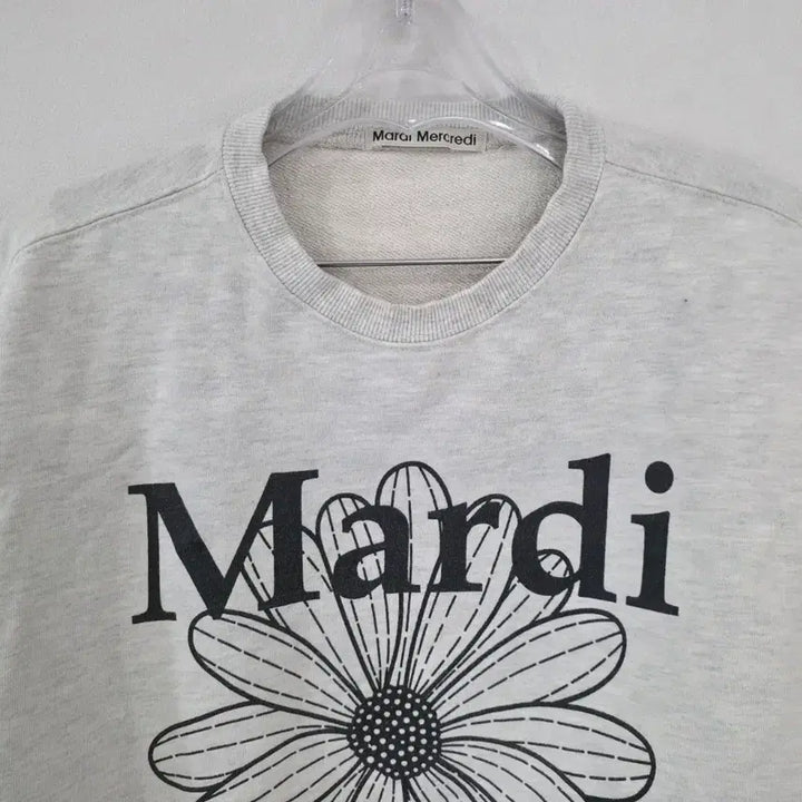 [BUNJANG] Mardi Mercredi Flower Sweatshirt T-Shirt / 마르디 메크르디 플라워 맨투맨 티셔츠