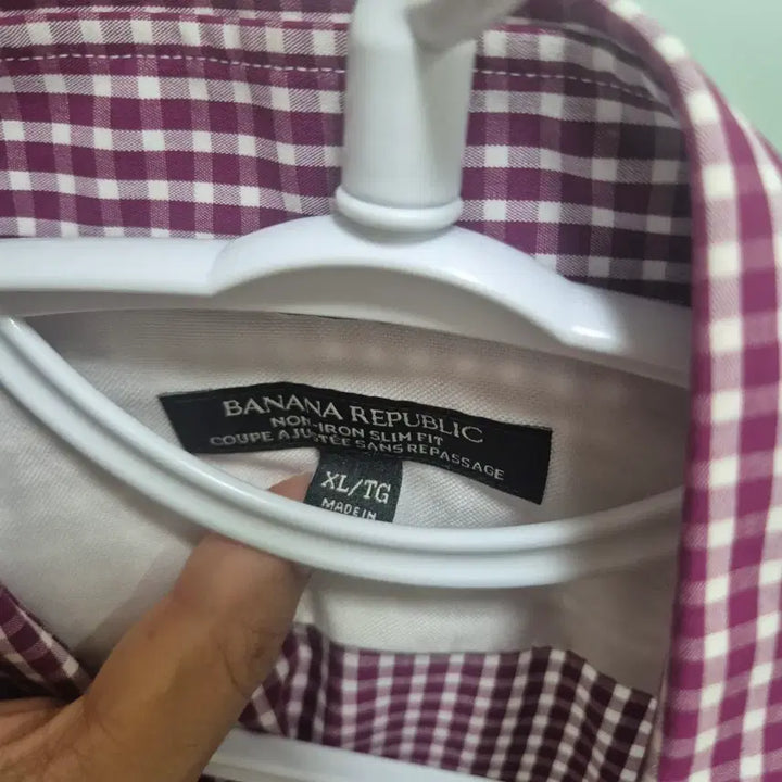 [BUNJANG] Banana Republic Gingham Check Shirt XL / 깅엄 체크셔츠 바나나리퍼블릭