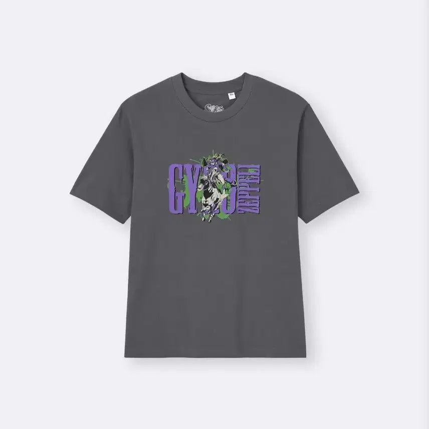 [BUNJANG] GU x JoJo Gyro Zeppeli Collaboration T-Shirt / (바로배송)gu죠죠 콜라보 자이로 체페리 L