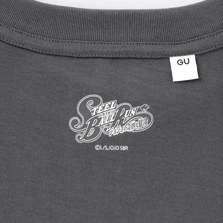 [BUNJANG] GU x JoJo Gyro Zeppeli Collaboration T-Shirt / (바로배송)gu죠죠 콜라보 자이로 체페리 L