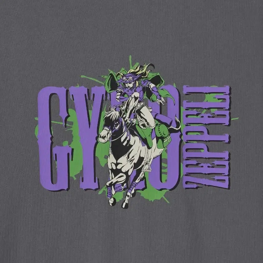 [BUNJANG] GU Gyro Zeppeli T-Shirt XL / (바로배송)gu죠죠 콜라보 자이로 체페리 xl
