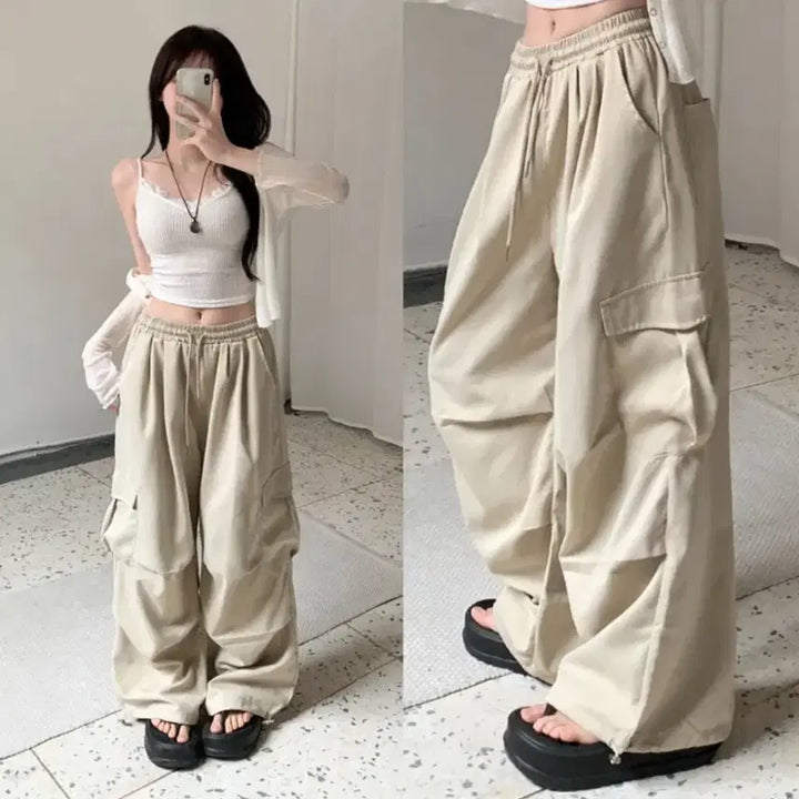 [BUNJANG] Ablley Cargo Pants / 에이블리 교신 카고팬츠
