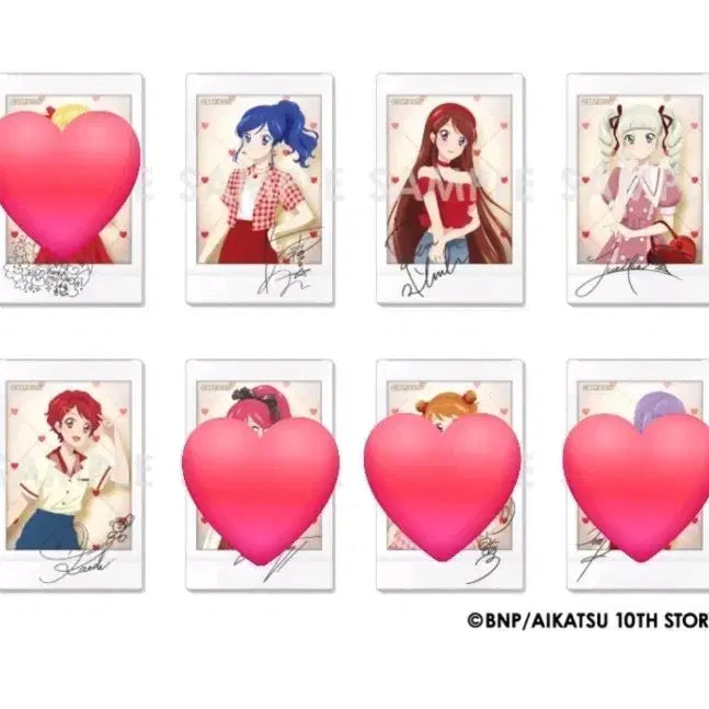 [BUNJANG] Aikatsu! Aikatsu! AiM Star Muihen Girly Red Cheki Split Set / [공구] 아이카츠 아이엠스타 무인편 걸리레드 체키 소분