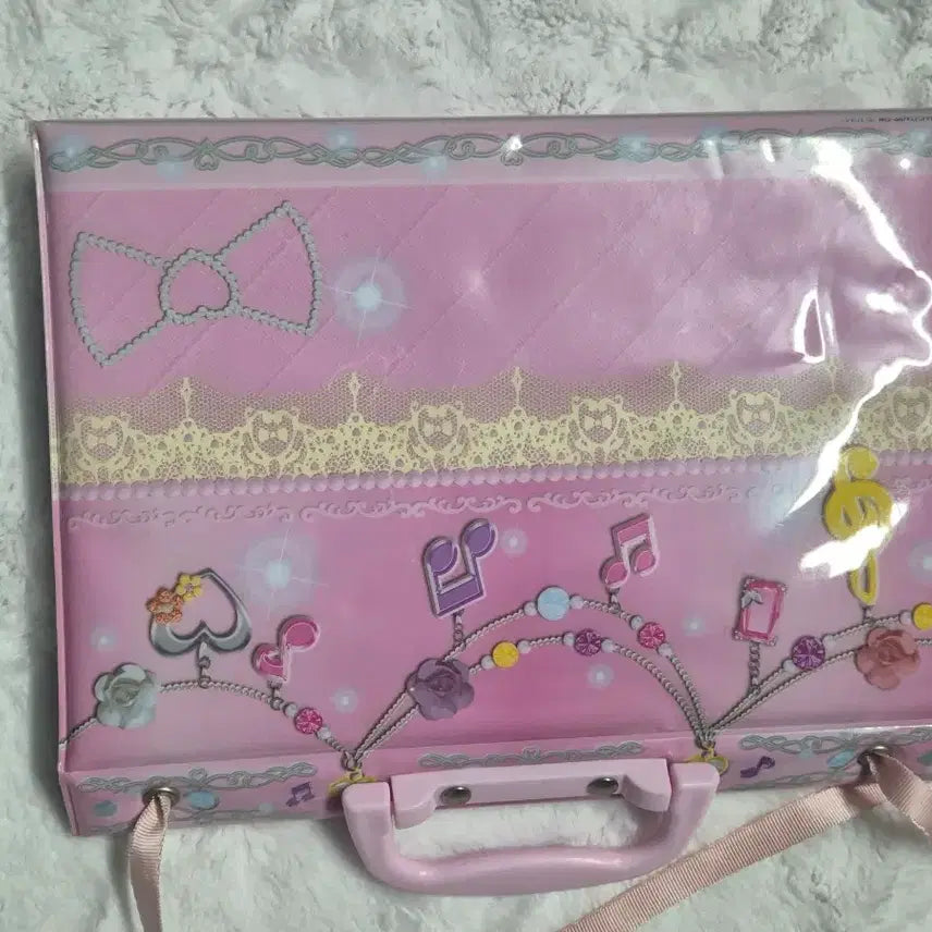 [BUNJANG] Pripara Lala Twinkle Ribbon Pretty Ticket File Bag &amp; Ticket File / 프리파라 라라 트윙클 리본 프리티켓 파일백 가방 티켓 파일