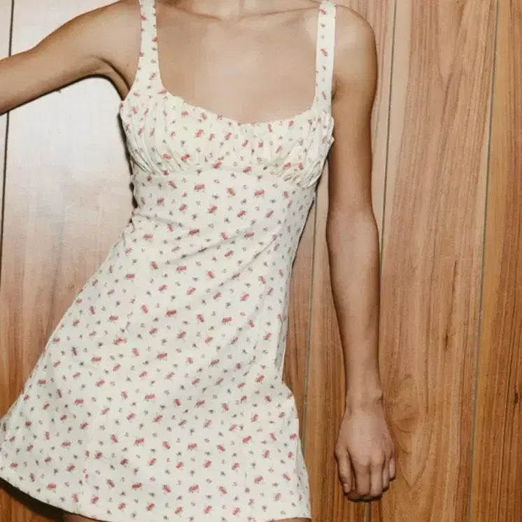 [BUNJANG] ZARA Floral Mini Dress / 자라 플라워 미니 원피스 2180/354/114