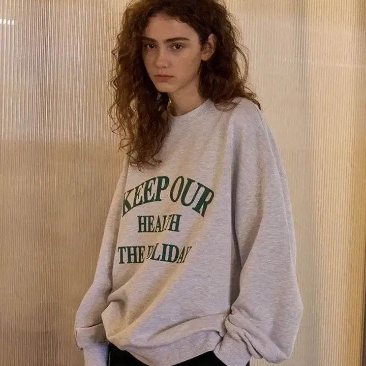 [BUNJANG] Milo Archive Holiday Signature Crewneck / 밀로 아카이브 홀리데이 시그니처 크루넥