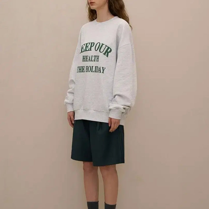 [BUNJANG] Milo Archive Holiday Signature Crewneck / 밀로 아카이브 홀리데이 시그니처 크루넥