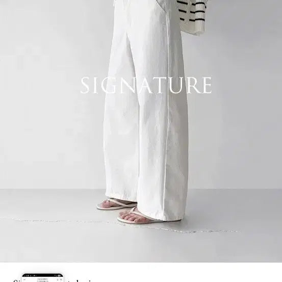 [BUNJANG] GROOMING Wide Long Pants (Size 26) / GROOMING와이드 롱팬츠26