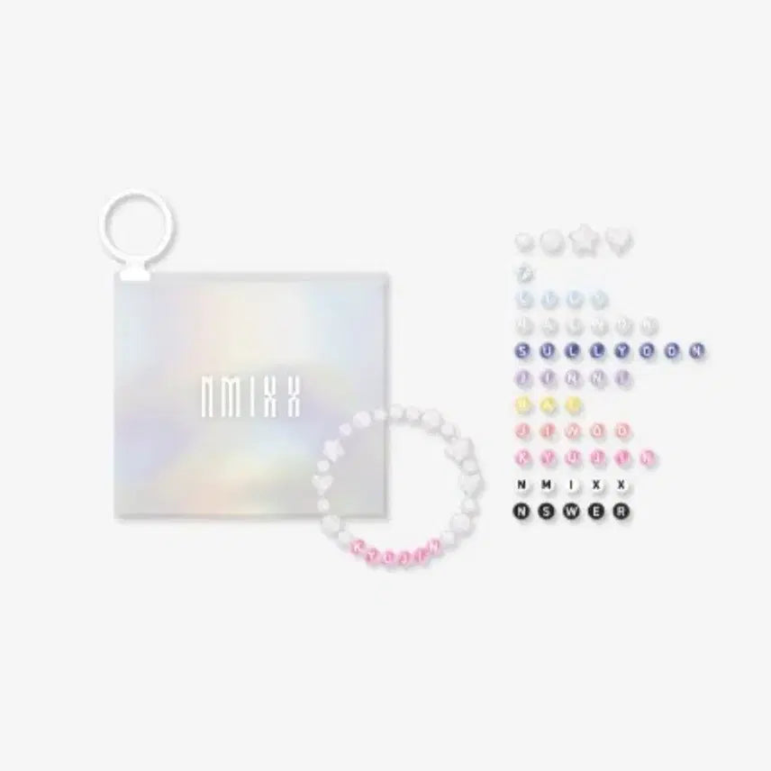 [BUNJANG] NMIXX NSWER Official 2023 Beaded Bracelet JYP MD Goods / 엔믹스 엔써 비즈 팔찌 2023 공식 jyp md 굿즈