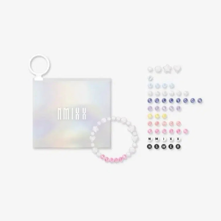 [BUNJANG] NMIXX NSWER Official 2023 Beaded Bracelet JYP MD Goods / 엔믹스 엔써 비즈 팔찌 2023 공식 jyp md 굿즈