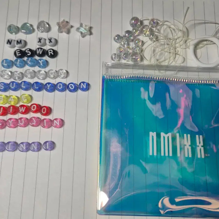 [BUNJANG] NMIXX NSWER Official 2023 Beaded Bracelet JYP MD Goods / 엔믹스 엔써 비즈 팔찌 2023 공식 jyp md 굿즈