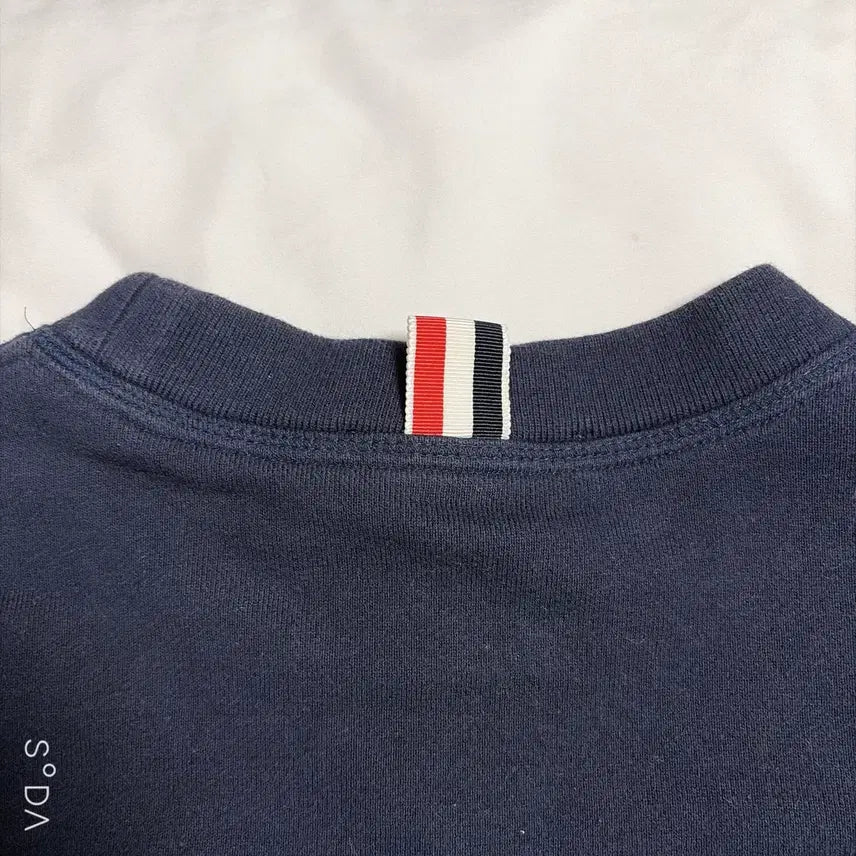 [BUNJANG] Thom Browne Navy Diagonal Sweatshirt / 톰브라운 네이비 사선 맨투맨 [4]