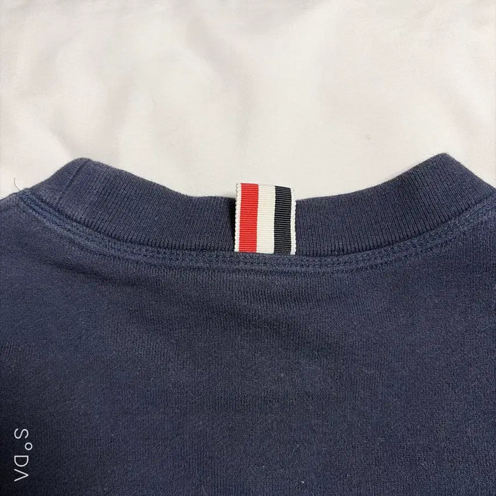 [BUNJANG] Thom Browne Navy Diagonal Sweatshirt / 톰브라운 네이비 사선 맨투맨 [4]
