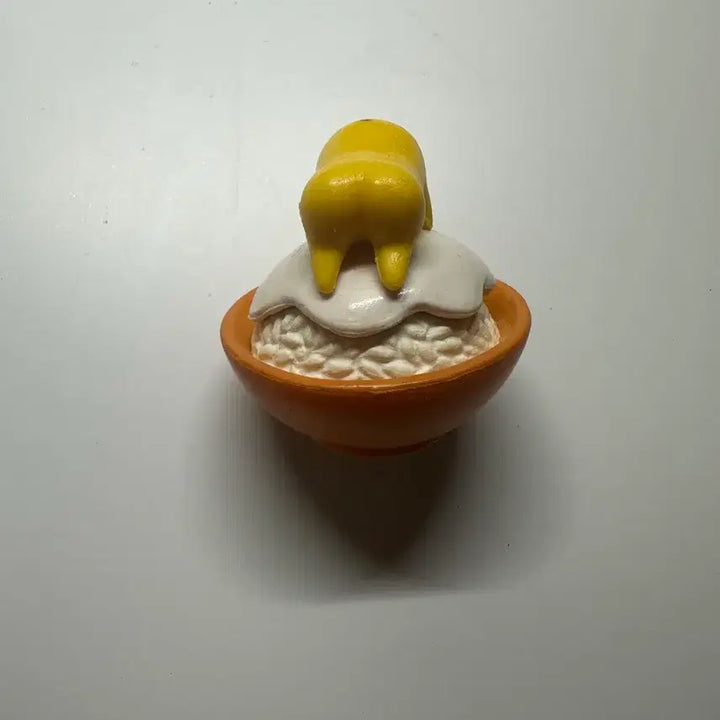 [BUNJANG] Gudetama Donburi Mini Figure / 구데타마 덮밥 미니 피규어