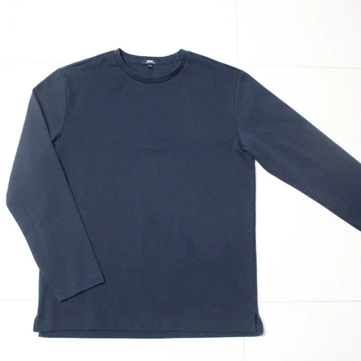 [BUNJANG] SPAO Men Dark Navy Sweatshirt Size 100 / 스파오 포맨 다크네이비 맨투맨 100사이즈
