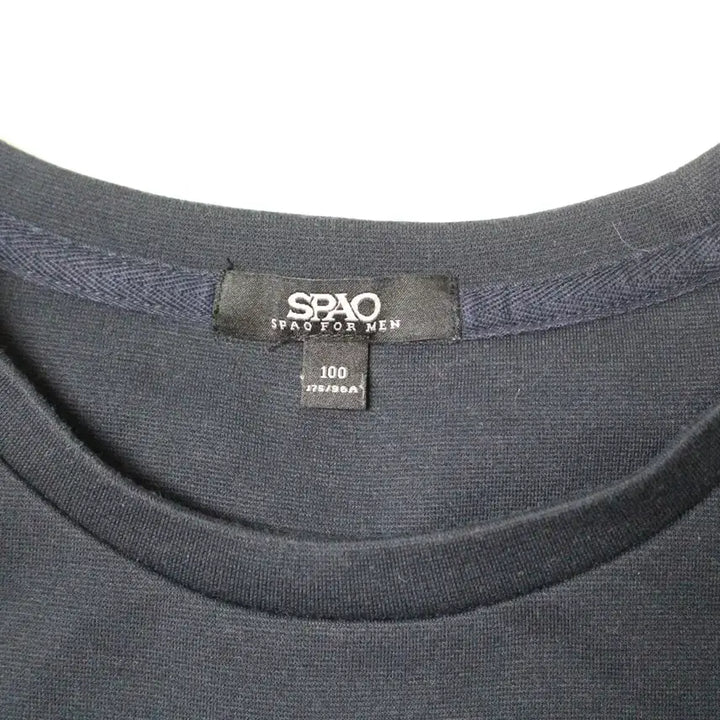 [BUNJANG] SPAO Men Dark Navy Sweatshirt Size 100 / 스파오 포맨 다크네이비 맨투맨 100사이즈