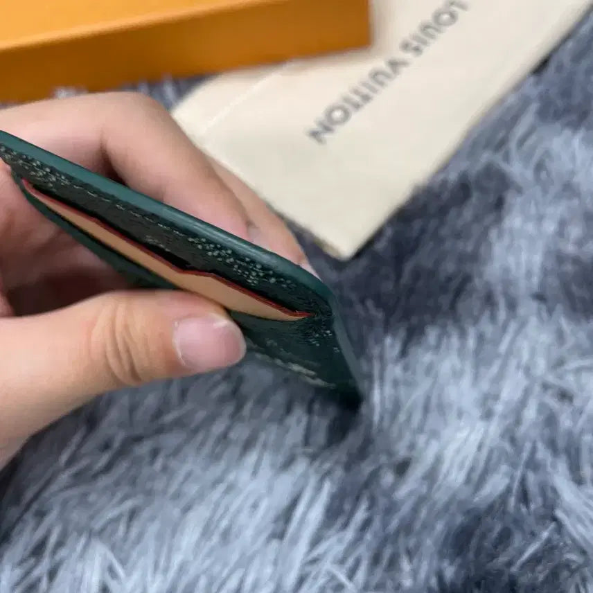 [BUNJANG] Louis Vuitton 26SS Heritage MagSafe Magnetic Card Holder Green / [새상품급/26ss] 루이비통 헤리티지 맥세이프 마그네틱 카드지갑