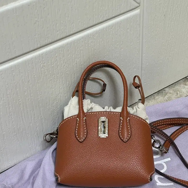 [BUNJANG] Vunque Mini Crossbody Bag Brown / 분크 미니 크로스백