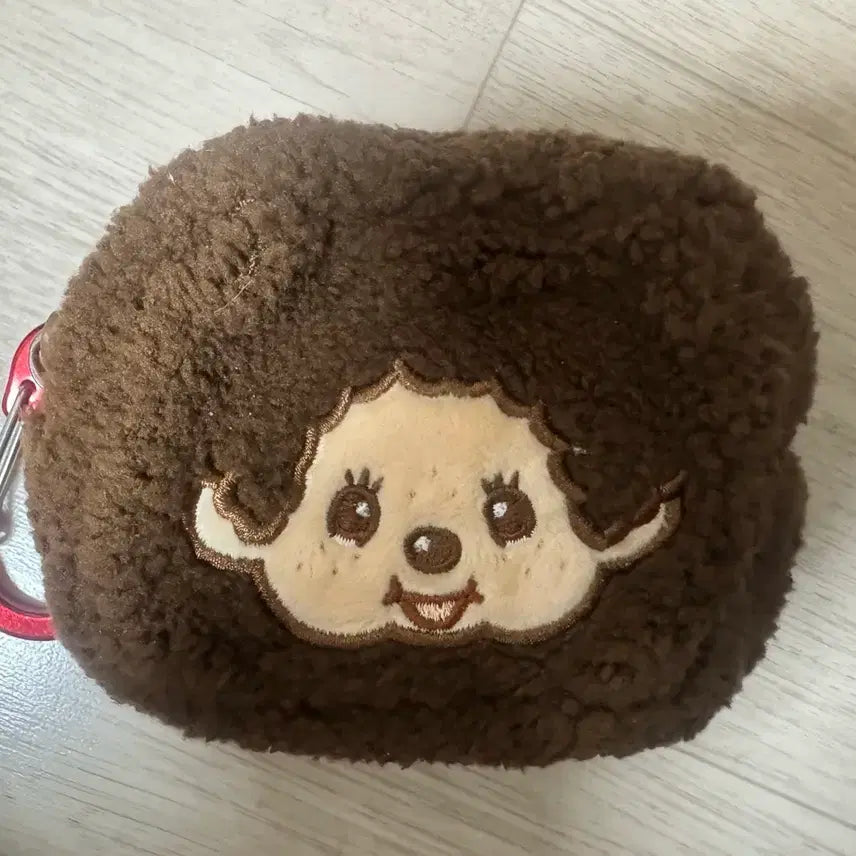 [BUNJANG] Monchhichi Carabiner Mini Pouch / 몬치치 카라비너 미니 파우치