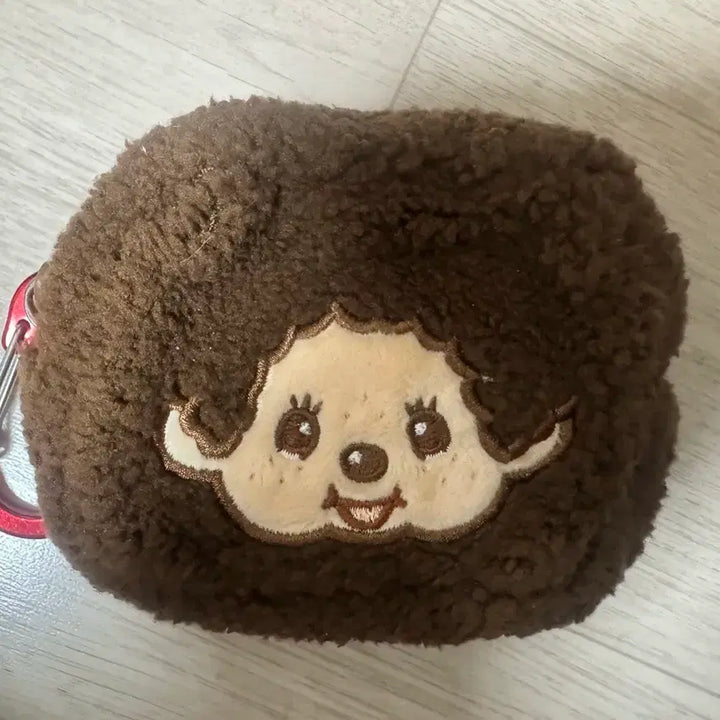[BUNJANG] Monchhichi Carabiner Mini Pouch / 몬치치 카라비너 미니 파우치