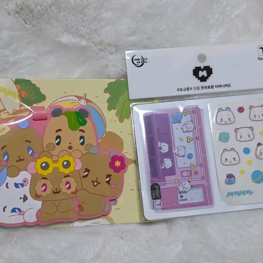 [BUNJANG] PLAVE Lubby Luggage Tag + Lubby T-Money Transportation Card / 므메미무 러기지택 + 므메미무 티머니 교통카드
