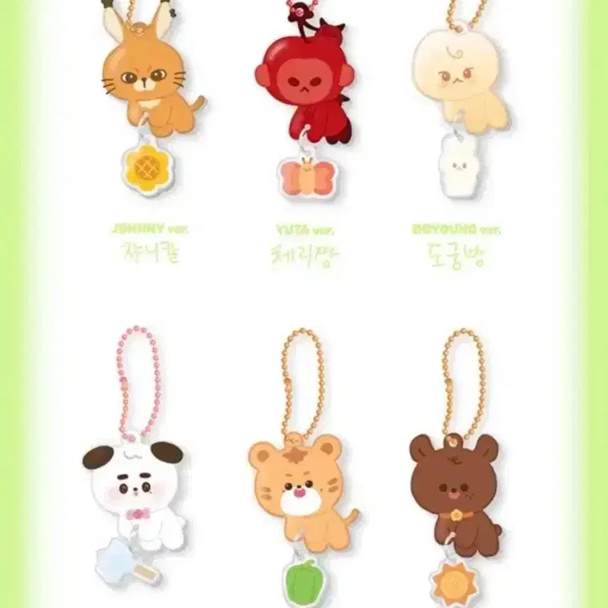 [BUNJANG] NCT Haechan Donghyuck Cotton Ball Acrylic Keyring (Opened) / 솜뭉칠 아크릴 키링 단순 개봉 해푸 해찬 동혁