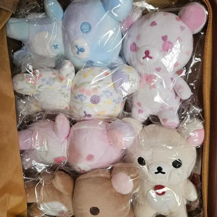 [BUNJANG] Rilakkuma Korilakkuma 20th Anniversary 1+5 Color Full Set &amp; Other Series Plush Toys / 코리락쿠마 20주년 1+5 color 풀세트 및 다른 시리즈 인형 세트