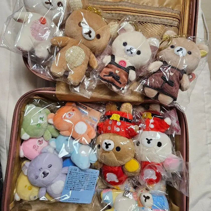 [BUNJANG] Rilakkuma Korilakkuma 20th Anniversary 1+5 Color Full Set &amp; Other Series Plush Toys / 코리락쿠마 20주년 1+5 color 풀세트 및 다른 시리즈 인형 세트