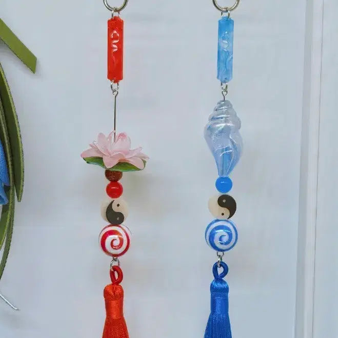 [BUNJANG] Handmade Keychain Set (Nata &amp; O-Byeong) / 수제 키링 세트 판매 (나타&amp;오병)