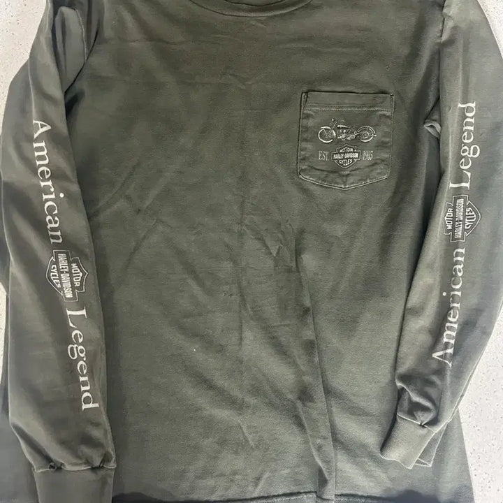 [BUNJANG] 2002 Harley-Davidson Long Sleeve T-Shirt (Made in USA, L) / 2002 Made in USA 빈티지 할리데이비슨 롱슬리브 L
