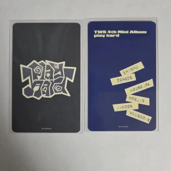 [BUNJANG] TWS Jihoon Play Hard Tsutaya Lucky Draw Set / 투어스 지훈 플레이하드 츠타야 특전 럭키드로 세트