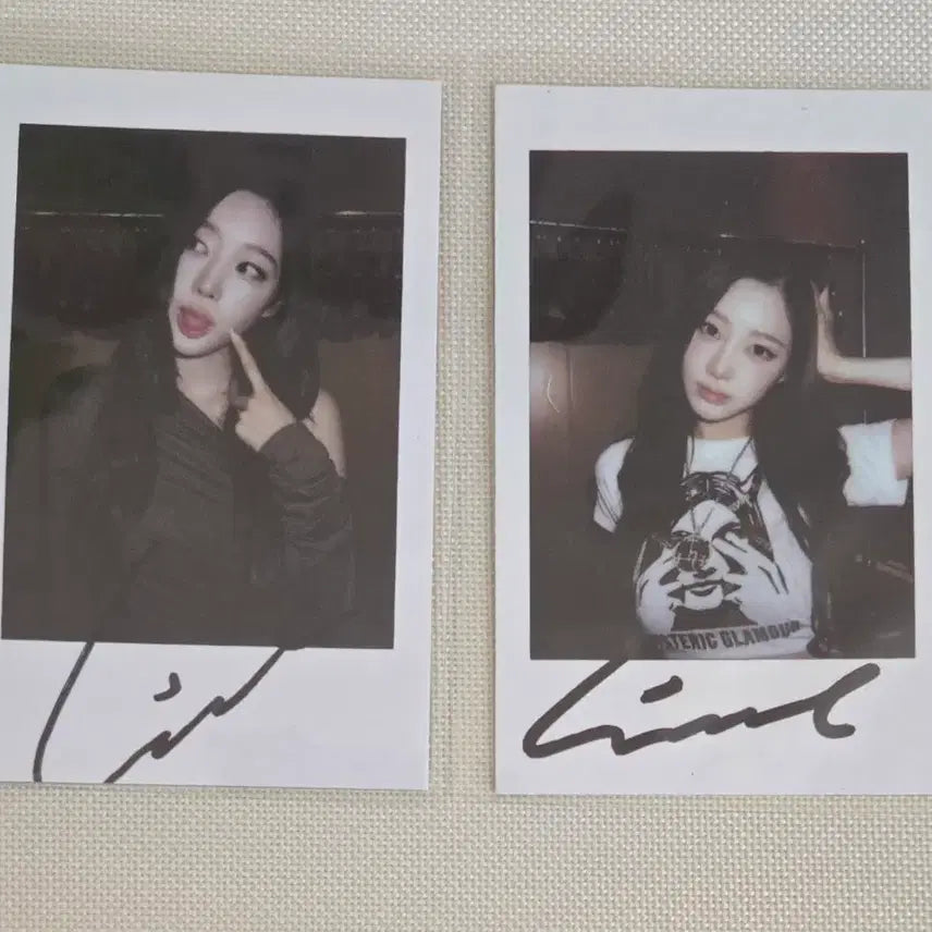 [BUNJANG] Aespa Giselle Richman Pop-Much Fan Sign Polaroids Bundle Set / 에스파 리치맨 팝머치 팬싸 포카 지젤 폴라 일괄양도