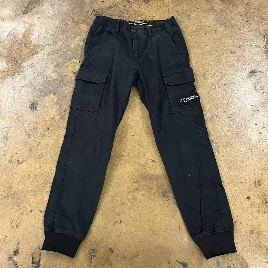[BUNJANG] National Geographic Black Cargo Pants / [정품/70] 내셔널지오그래픽 블랙 카고 바지